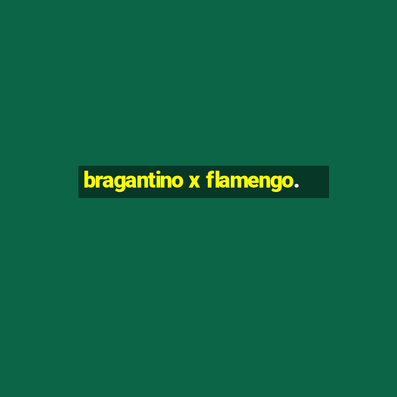 bragantino x flamengo.