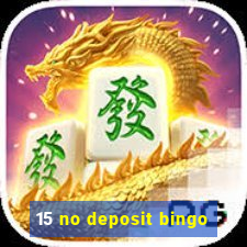 15 no deposit bingo