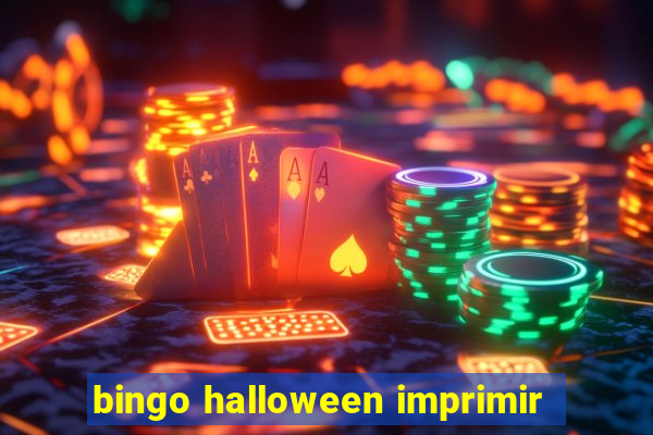 bingo halloween imprimir