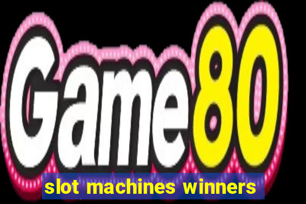 slot machines winners