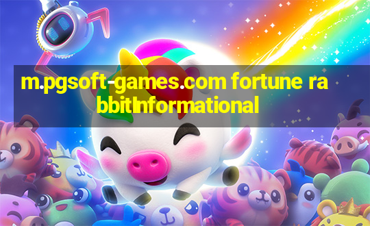 m.pgsoft-games.com fortune rabbitInformational