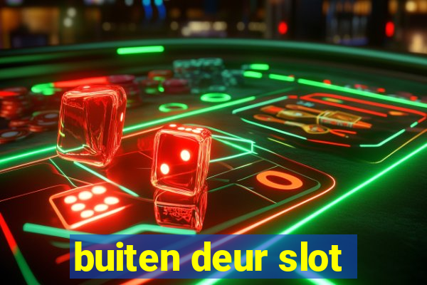 buiten deur slot