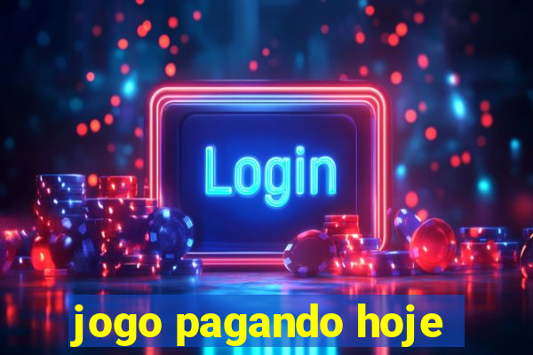 jogo pagando hoje