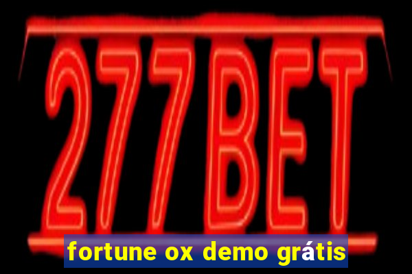 fortune ox demo grátis