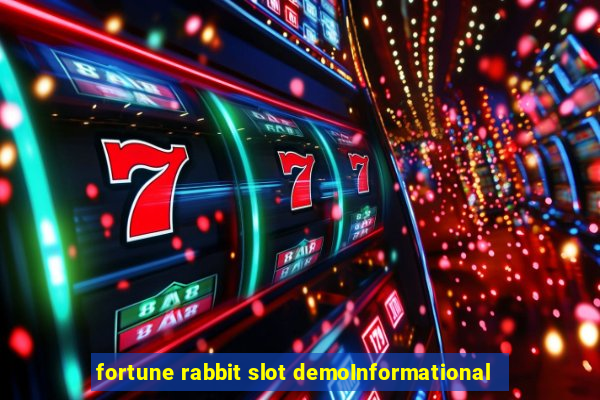 fortune rabbit slot demoInformational