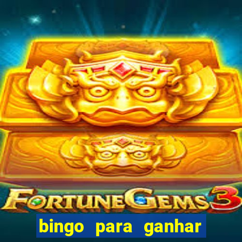 bingo para ganhar dinheiro de verdade pix