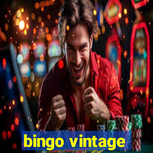 bingo vintage