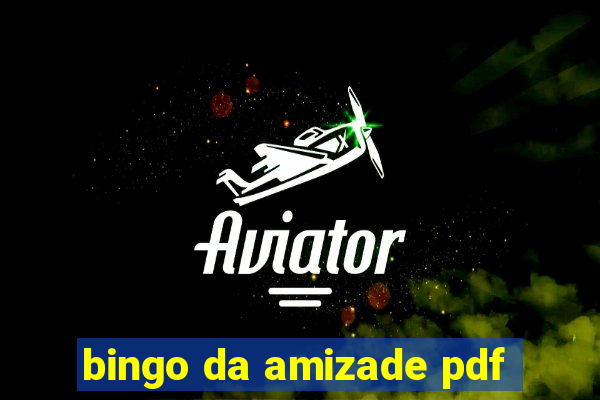 bingo da amizade pdf