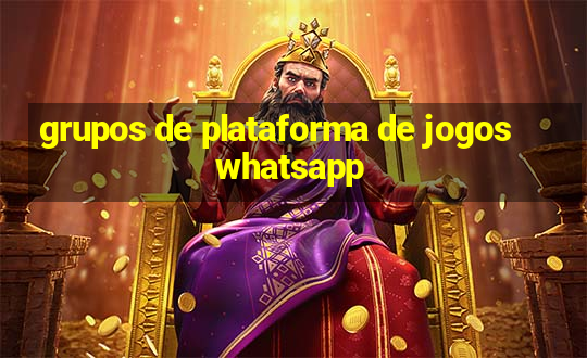 grupos de plataforma de jogos whatsapp