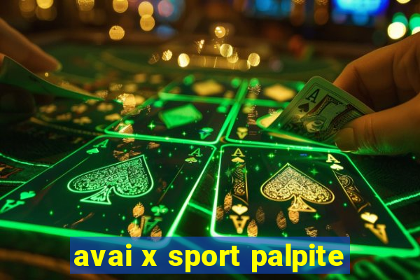 avai x sport palpite