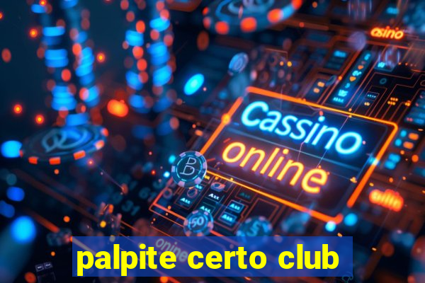 palpite certo club