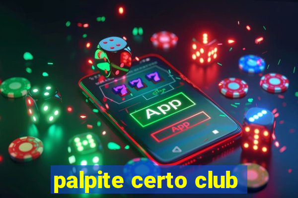 palpite certo club