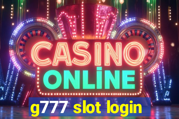 g777 slot login