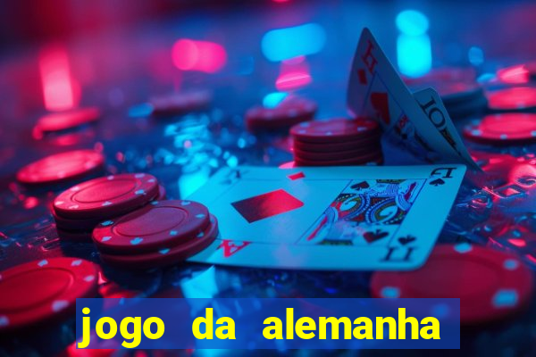 jogo da alemanha ao vivo