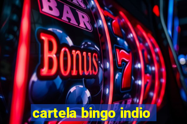 cartela bingo indio