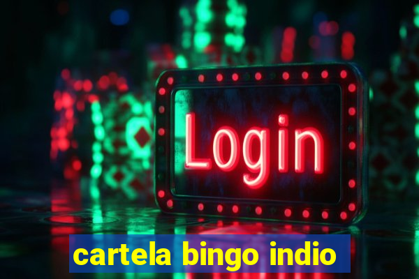 cartela bingo indio