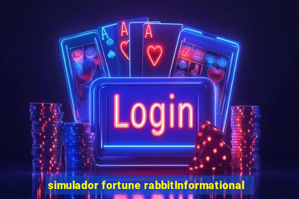 simulador fortune rabbitInformational