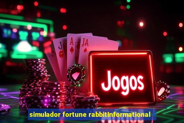 simulador fortune rabbitInformational