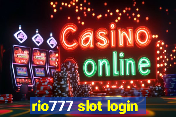 rio777 slot login