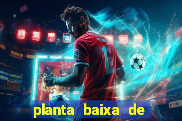 planta baixa de campo de futebol society