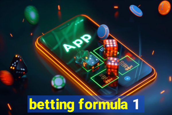 betting formula 1