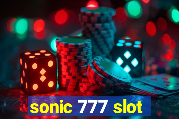 sonic 777 slot