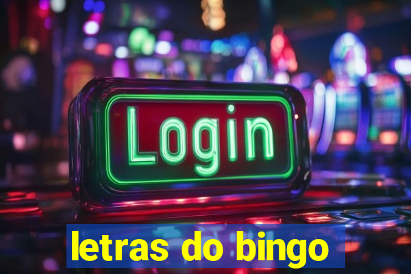 letras do bingo