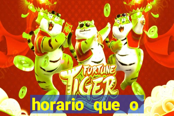 horario que o dragon fortune paga