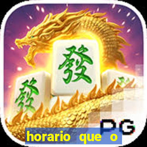 horario que o dragon fortune paga