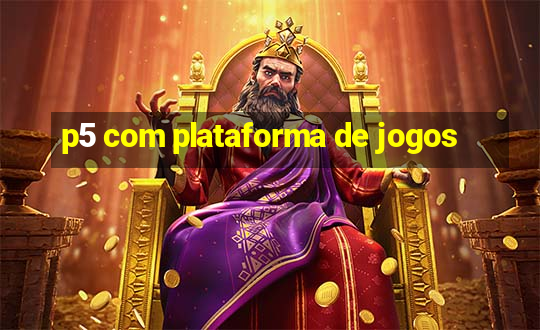 p5 com plataforma de jogos