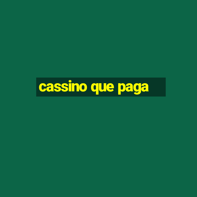 cassino que paga