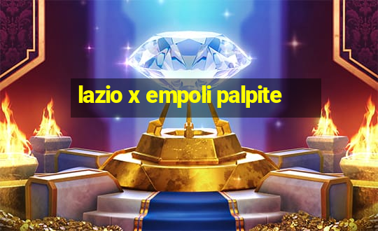 lazio x empoli palpite