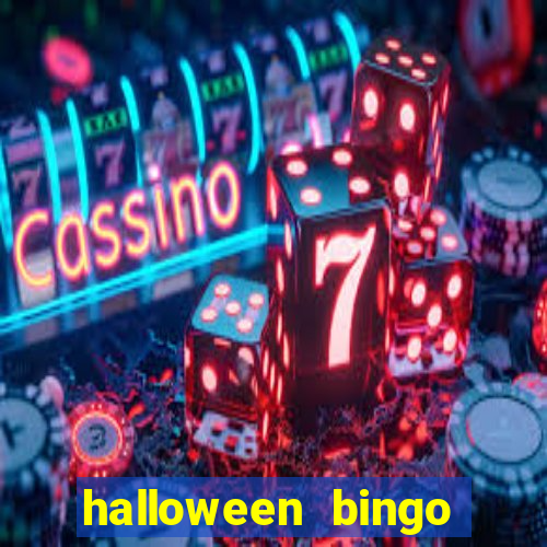 halloween bingo cards with numbers