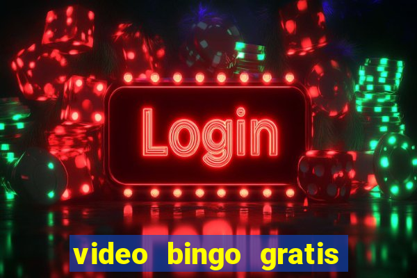 video bingo gratis para brincar