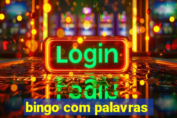 bingo com palavras