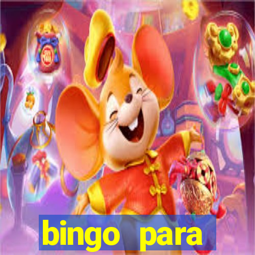 bingo para despedida de solteira para imprimir