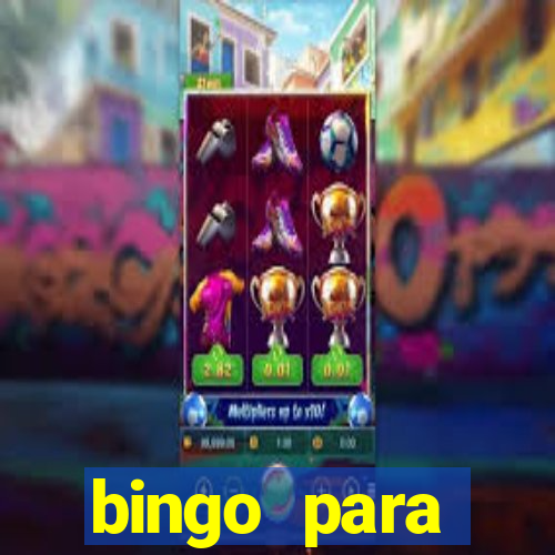 bingo para despedida de solteira para imprimir