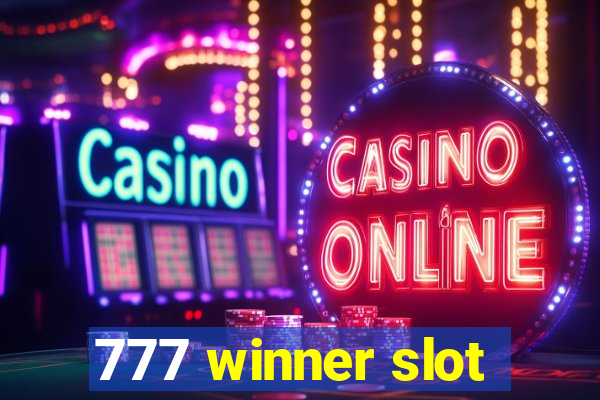 777 winner slot