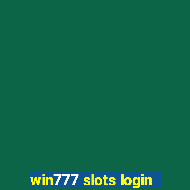 win777 slots login