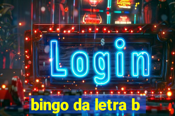 bingo da letra b