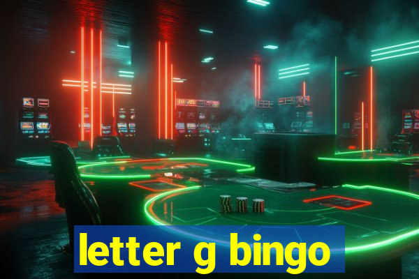 letter g bingo