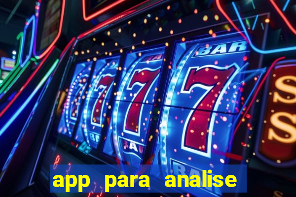 app para analise de jogos de futebol