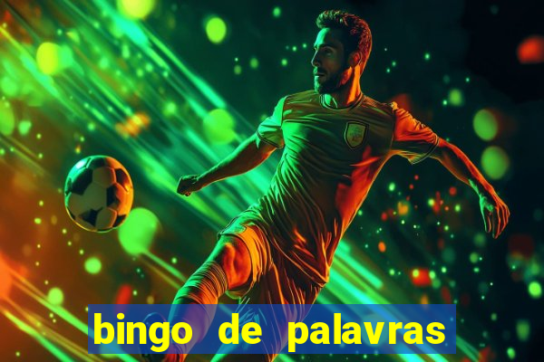 bingo de palavras colorido para imprimir