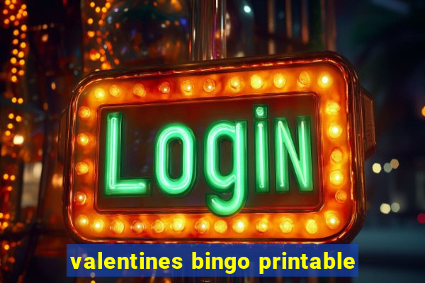 valentines bingo printable