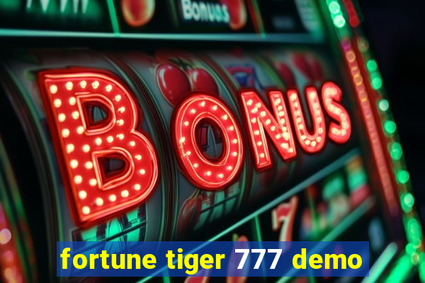 fortune tiger 777 demo