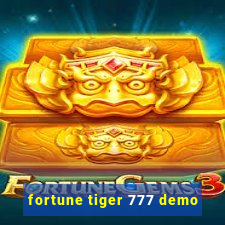 fortune tiger 777 demo