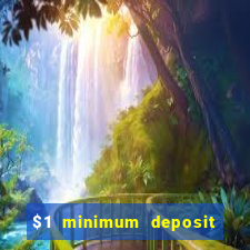 $1 minimum deposit microgaming casino