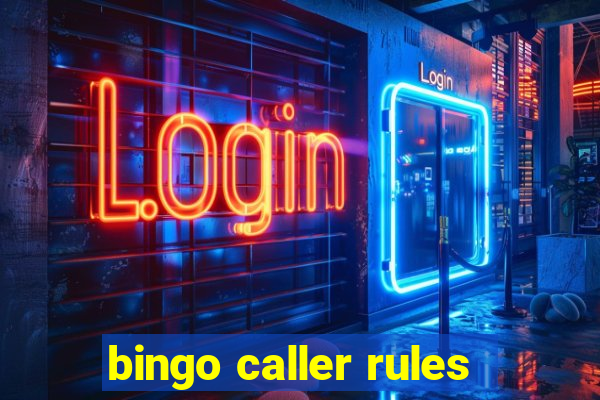 bingo caller rules