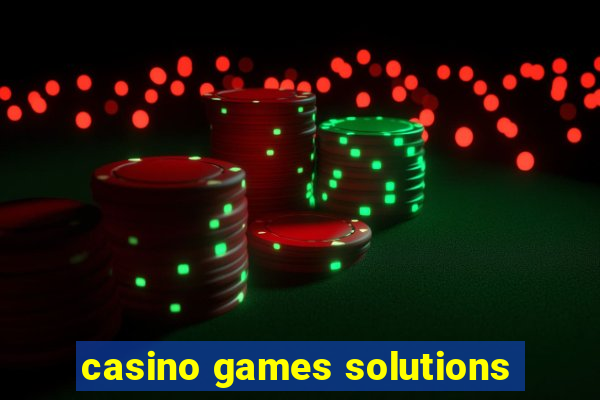 casino games solutions