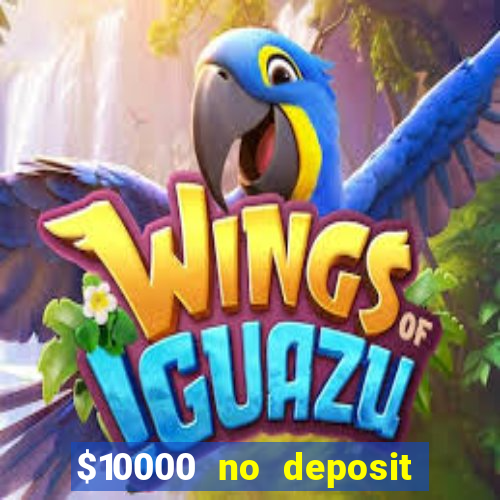 $10000 no deposit casino bonus